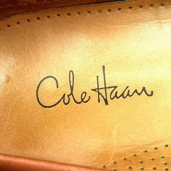 Cole Haan Leather Penny Loafer Dress Moc Toe Classic Mens 9N Brown main image 12